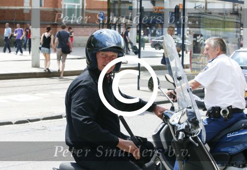 Amsterdam 6 juli 2012
Willem Holleeder op de vespa scooter bij het conservatorium hotel.
Peter Smulders bv