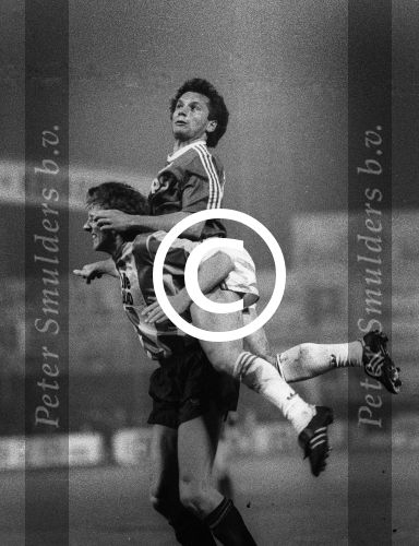 Mechelen, 1 Februari 1989
1e Wedstrijd Supercup tussen KV Mechelen-PSV, eindstand 3-0
Hans Gilhaus
Foto Peter Smulders BV