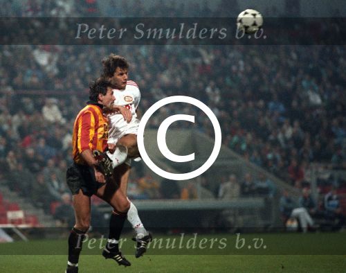 Eindhoven, 8 Februari 1989
2e Wedstrijd tussen PSV-KV Mechelen, eindstand 1-0
Hans Gilhaus
Foto Peter Smulders BV