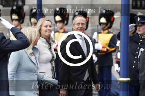 Amsterdam, 29 en 30 April 2013
Inhuldiging Koning Willem Alexander en Koningin Maxima
Henk Kamp met partner.
Foto Peter Smulders BV