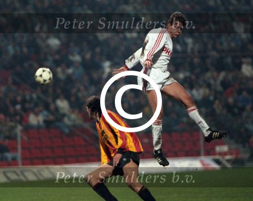 Eindhoven, 8 Februari 1989
2e Wedstrijd tussen PSV-KV Mechelen, eindstand 1-0
Juul Ellerman
Foto Peter Smulders BV