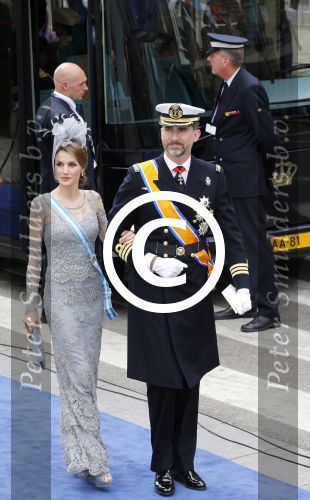Amsterdam, 29 April en 30 April 2013
Inhuldiging Koning Willem Alexander en Koningin Maxima
Kroonprins Felipe van Spanje en zijn vrouw Prinses Letizia van Spanje
Foto Peter Smulders