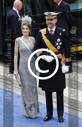 Amsterdam, 29 April en 30 April 2013
Inhuldiging Koning Willem Alexander en Koningin Maxima
Kroonprins Felipe van Spanje en zijn vrouw Prinses Letizia van Spanje
Foto Peter Smulders