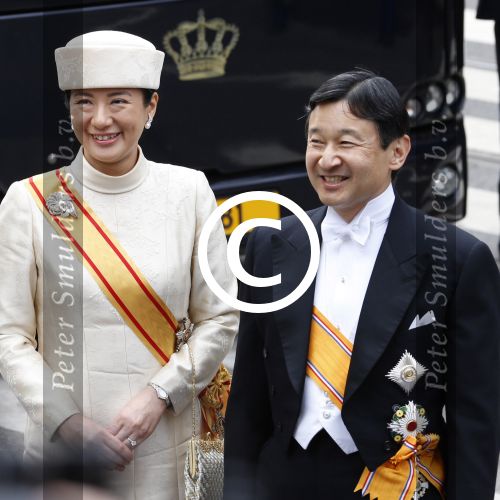 Amsterdam 29 April 2013 Inhuldiging Koning Willem Alexander met Koningin Maxima
Kroonprins Naruhito van Japan en Kroonprinses Masako van Japan
Foto Peter Smulders BV