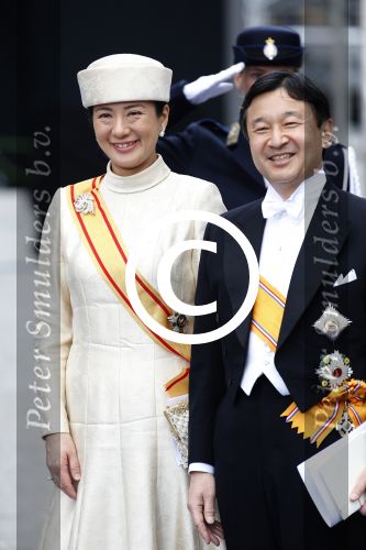 Amsterdam 29 April 2013 Inhuldiging Koning Willem Alexander met Koningin Maxima
Kroonprins Naruhito van Japan en Kroonprinses Masako van Japan
Foto Peter Smulders BV