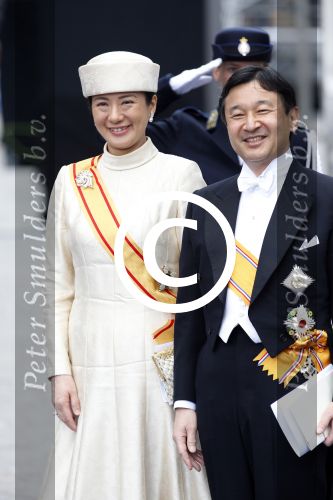 Amsterdam 29 April 2013 Inhuldiging Koning Willem Alexander met Koningin Maxima
Kroonprins Naruhito van Japan en Kroonprinses Masako van Japan
Foto Peter Smulders BV