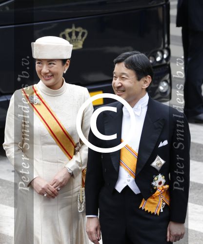 Amsterdam 29 April 2013 Inhuldiging Koning Willem Alexander met Koningin Maxima
Kroonprins Naruhito van Japan en Kroonprinses Masako van Japan
Foto Peter Smulders BV