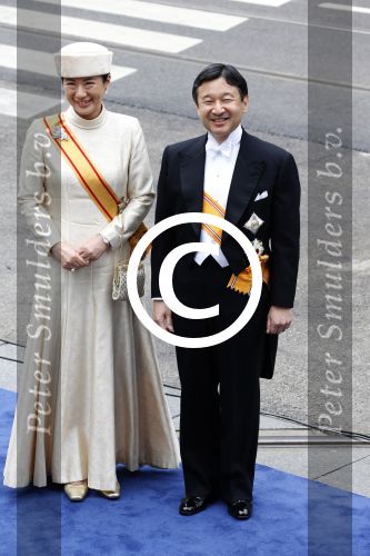 Amsterdam 29 April 2013 Inhuldiging Koning Willem Alexander met Koningin Maxima
Kroonprins Naruhito van Japan en Kroonprinses Masako van Japan
Foto Peter Smulders BV