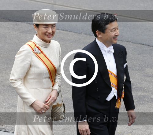 Amsterdam 29 April 2013 Inhuldiging Koning Willem Alexander met Koningin Maxima
Kroonprins Naruhito van Japan en Kroonprinses Masako van Japan
Foto Peter Smulders BV