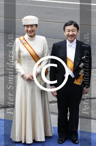 Amsterdam 29 April 2013 Inhuldiging Koning Willem Alexander met Koningin Maxima
Kroonprins Naruhito van Japan en Kroonprinses Masako van Japan
Foto Peter Smulders BV