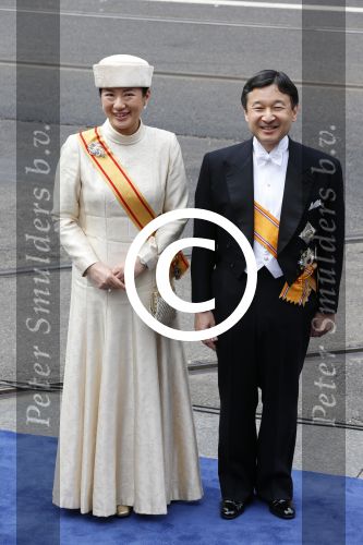 Amsterdam 29 April 2013 Inhuldiging Koning Willem Alexander met Koningin Maxima
Kroonprins Naruhito van Japan en Kroonprinses Masako van Japan
Foto Peter Smulders BV