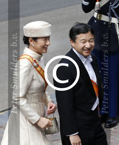 Amsterdam 29 April 2013 Inhuldiging Koning Willem Alexander met Koningin Maxima
Kroonprins Naruhito van Japan en Kroonprinses Masako van Japan
Foto Peter Smulders BV