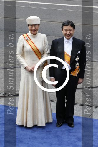Amsterdam 29 April 2013 Inhuldiging Koning Willem Alexander met Koningin Maxima
Kroonprins Naruhito van Japan en Kroonprinses Masako van Japan
Foto Peter Smulders BV