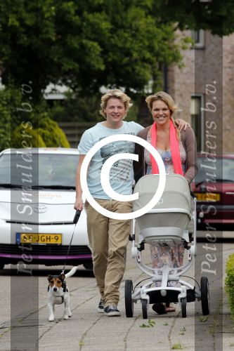 Losser 12 juni 2013
Thomas Berge en Myrthe Mylius met hun pas geboren zoontje Jack.
Peter Smulders bv