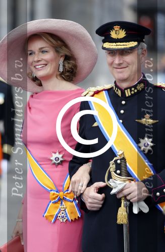 Amsterdam, 30 april 2013
Inhuldiging Koning Willem Alexander en Koningin Maxima
Prins Filip met zijn vrouw Prinses Mathilde
Foto Peter Smulders BV