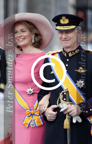 Amsterdam, 30 april 2013
Inhuldiging Koning Willem Alexander en Koningin Maxima
Prins Filip met zijn vrouw Prinses Mathilde
Foto Peter Smulders BV