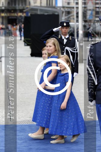 Amsterdam, 30 april 2013
Inhuldiging Koning Willem Alexander en Koningin Maxima
Prinses Amalia. Prinses Alexia en Prinses Ariane
Foto Peter Smulders BV