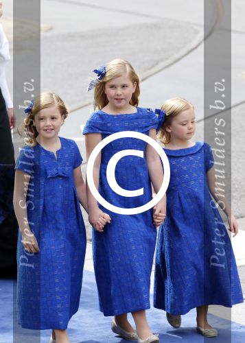Amsterdam, 30 april 2013
Inhuldiging Koning Willem Alexander en Koningin Maxima
Prinses Amalia. Prinses Alexia en Prinses Ariane
Foto Peter Smulders BV