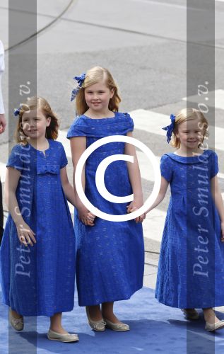 Amsterdam, 30 april 2013
Inhuldiging Koning Willem Alexander en Koningin Maxima
Prinses Amalia. Prinses Alexia en Prinses Ariane
Foto Peter Smulders BV