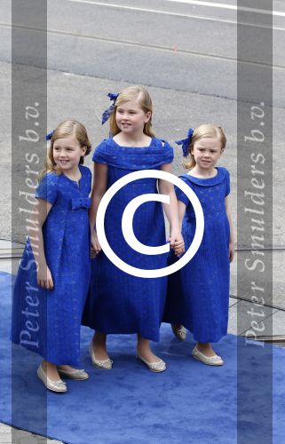 Amsterdam, 30 april 2013
Inhuldiging Koning Willem Alexander en Koningin Maxima
Prinses Amalia. Prinses Alexia en Prinses Ariane
Foto Peter Smulders BV