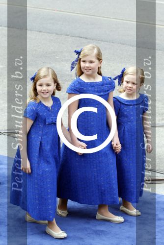 Amsterdam, 30 april 2013
Inhuldiging Koning Willem Alexander en Koningin Maxima
Prinses Amalia. Prinses Alexia en Prinses Ariane
Foto Peter Smulders BV
