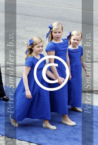 Amsterdam, 30 april 2013
Inhuldiging Koning Willem Alexander en Koningin Maxima
Prinses Amalia. Prinses Alexia en Prinses Ariane
Foto Peter Smulders BV