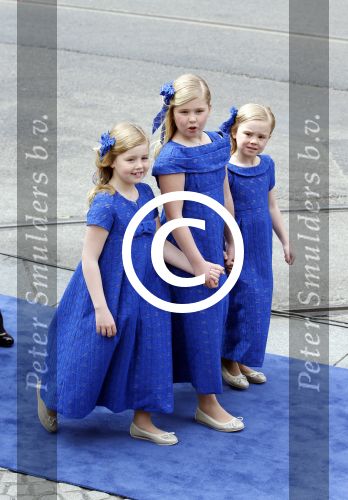 Amsterdam, 30 april 2013
Inhuldiging Koning Willem Alexander en Koningin Maxima
Prinses Amalia. Prinses Alexia en Prinses Ariane
Foto Peter Smulders BV