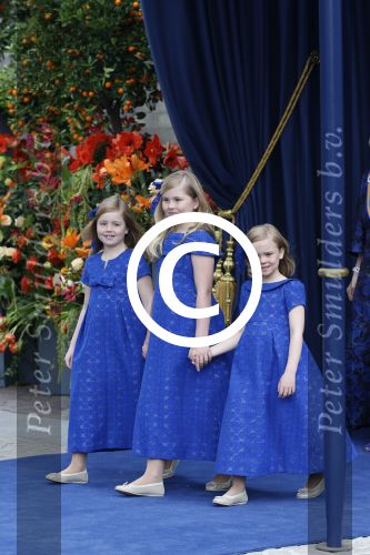 Amsterdam, 30 april 2013
Inhuldiging Koning Willem Alexander en Koningin Maxima
Prinses Amalia. Prinses Alexia en Prinses Ariane
Foto Peter Smulders BV