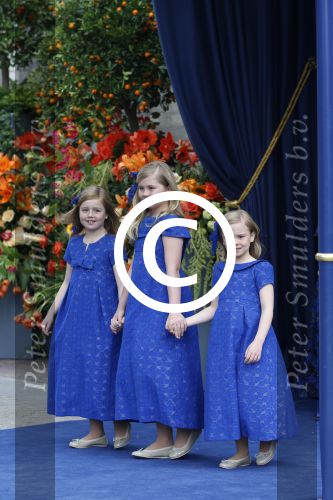 Amsterdam, 30 april 2013
Inhuldiging Koning Willem Alexander en Koningin Maxima
Prinses Amalia. Prinses Alexia en Prinses Ariane
Foto Peter Smulders BV