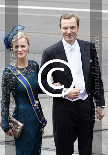 Amsterdam, 30 april 2013
Inhuldiging Koning Willem Alexander en Koningin Maxima
Prinses Caroline met haar man
Foto Peter Smulders BV