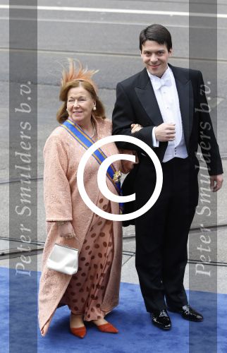 Amsterdam, 30 april 2013
Inhuldiging Koning Willem Alexander en Koningin Maxima
Prinses Christina met haar zoon Prins Bernardo
Foto Peter Smulders BV
