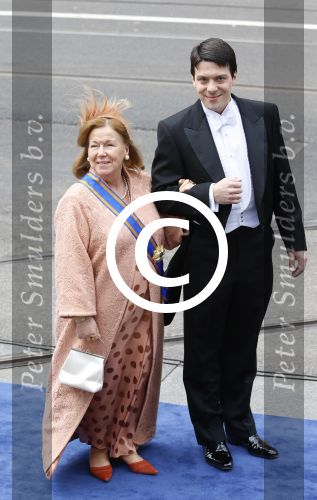 Amsterdam, 30 april 2013
Inhuldiging Koning Willem Alexander en Koningin Maxima
Prinses Christina met haar zoon Prins Bernardo
Foto Peter Smulders BV