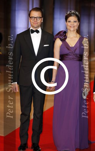 Amsterdam, 29 April 2013
Kroonprinses Victoria van Zweden met haar man Prins Daniel van Zweden
Foto Peter Smulders BV