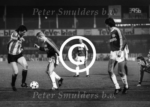 Mechelen, 1 Februari 1989
1e Wedstrijd Supercup tussen KV Mechelen-PSV, eindstand 3-0

Foto Peter Smulders BV