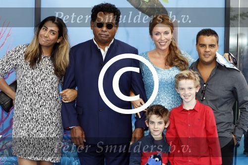 Amsterdam 22 juni 2016 
Premiere finding Dory in theater Amsterdam. Annick Boer met partner en kinderen oa Joep Kraaykamp