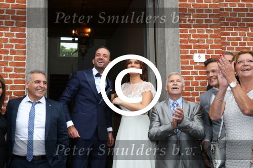 Herenthout, 16 Juni 2016
Belle Perez en haar kersverse echtgenoot Wout v d Horst
Foto Peter Smulders BV