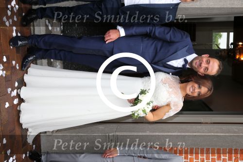 Herenthout, 16 Juni 2016
Belle Perez en haar kersverse echtgenoot Wout v d Horst
Foto Peter Smulders BV