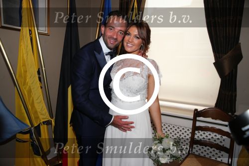 Herenthout, 16 Juni 2016
Belle Perez en haar kersverse echtgenoot Wout v d Horst
Foto Peter Smulders BV