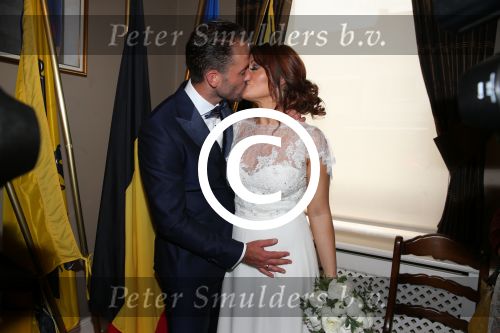 Herenthout, 16 Juni 2016
Belle Perez en haar kersverse echtgenoot Wout v d Horst
Foto Peter Smulders BV