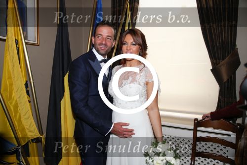 Herenthout, 16 Juni 2016
Belle Perez en haar kersverse echtgenoot Wout v d Horst
Foto Peter Smulders BV
