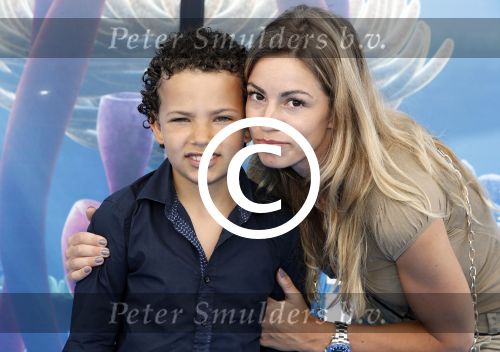 Amsterdam 22 juni 2016 
Premiere finding Dory in theater Amsterdam.
Christie Bokma met haar zoon