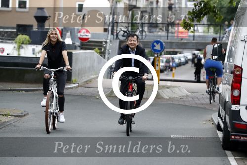 Amsterdam 14 juni 2016
Presentatie electrische fiets van het merk BESV met Estavana Polman. CEO Andy Su is ook aanwezig bij de presentatie in het Amstel Hotel.