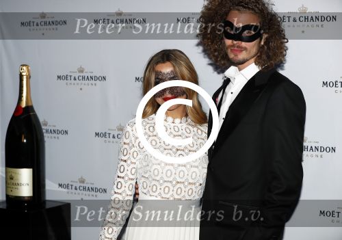 Amsterdam 10 juni 2016
Feestje Moet Chandon. Georgina Verbaan met haar nieuwe vriend Bram v Leeuwn.