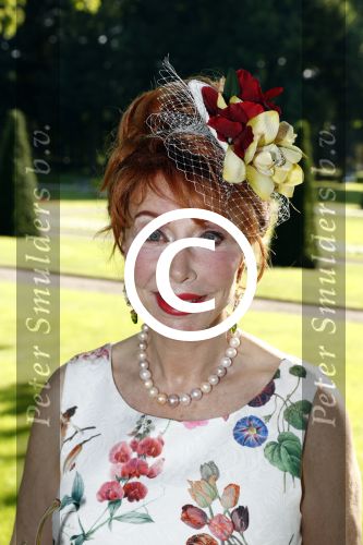 Haarzuilens 22 juni 2016
Haringparty op kasteel Haarzuilens. Marijke Helwegen met man