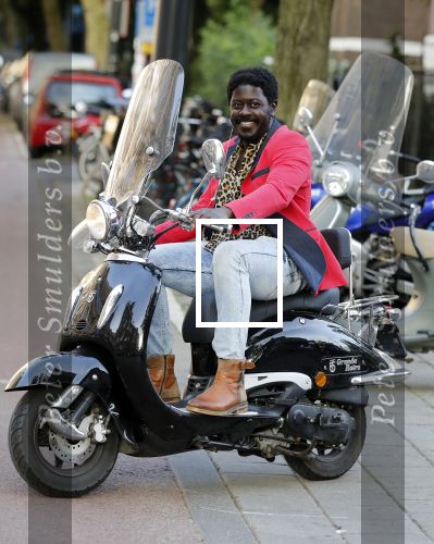 Amsterdam 11 juni 2018
Andre Drongelmans op de scooter.