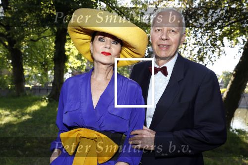 Haarzuilens 20 juni 2018
Haringparty op kasteel de Haar. Ans Markus met partner Wybe Tuinman
