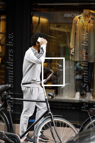 Amsterdam 12 juni 2018
Feyenoord voetballer Ayoub op de pc hooftstraat.