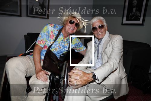 Rotterdam 18 juni 2018
Society lunch op vliegveld Rotterdam. Guus Marinus en Ben Cramer
