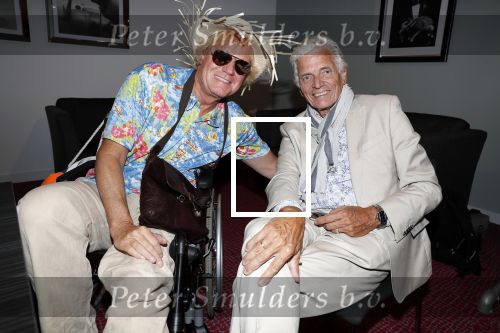 Rotterdam 18 juni 2018
Society lunch op vliegveld Rotterdam. Guus Marinus en Ben Cramer