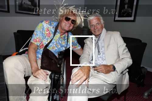 Rotterdam 18 juni 2018
Society lunch op vliegveld Rotterdam. Guus Marinus en Ben Cramer